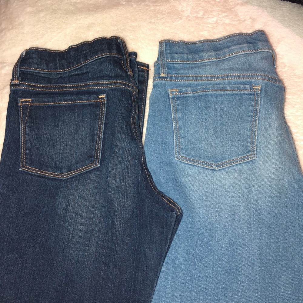 Girls jeans size 14 old navy skinny adjustable